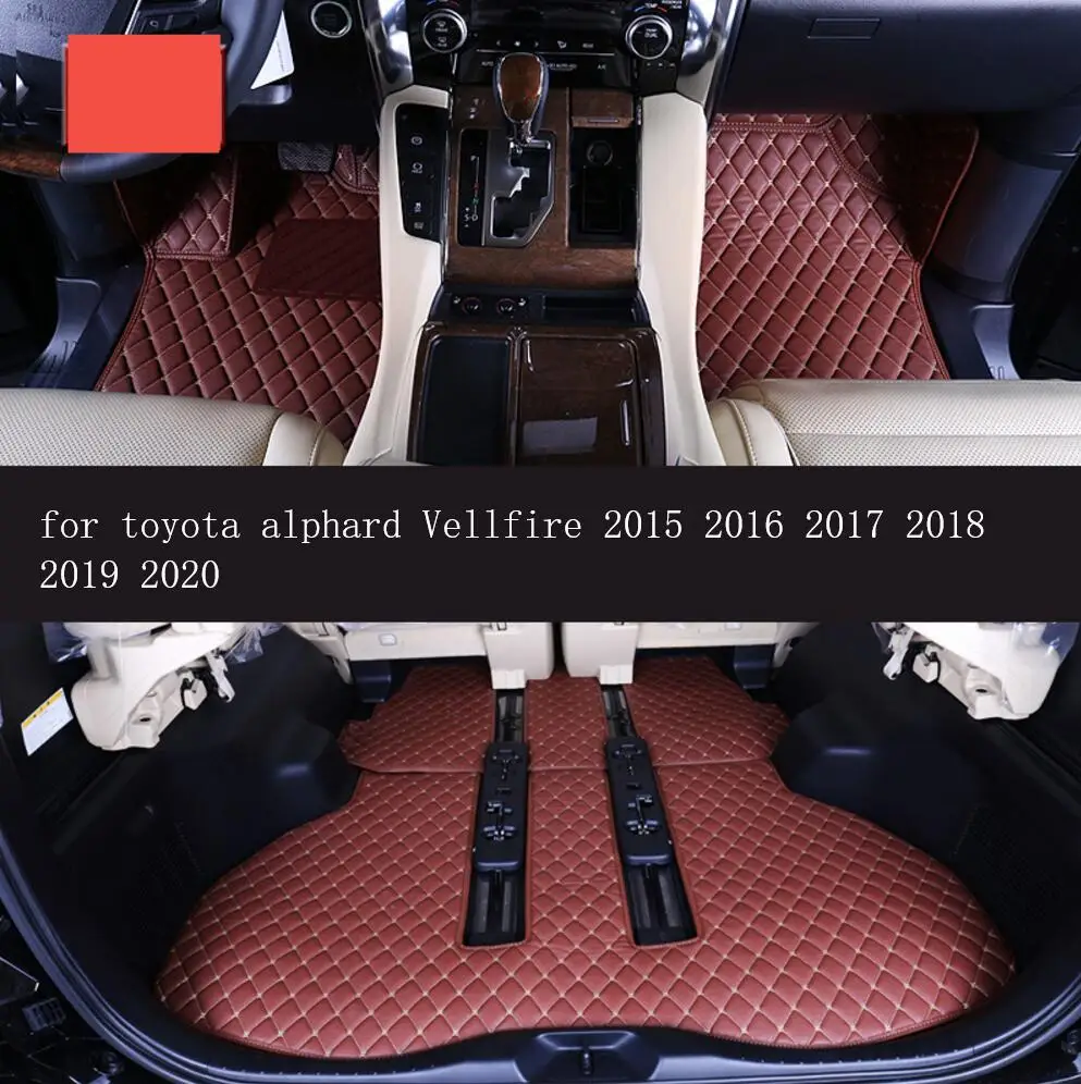 

Оптоволоконный кожаный коврик для интерьера автомобиля toyota alphard Vellfire 2015-2020, коврик, коврик для стайлинга автомобиля, аксессуары для интерье...