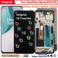 original display for oneplus nord n10 5g lcd 10 touches screen replacement for one plus nord n10 5g be2029 be2025 be2026 be2028