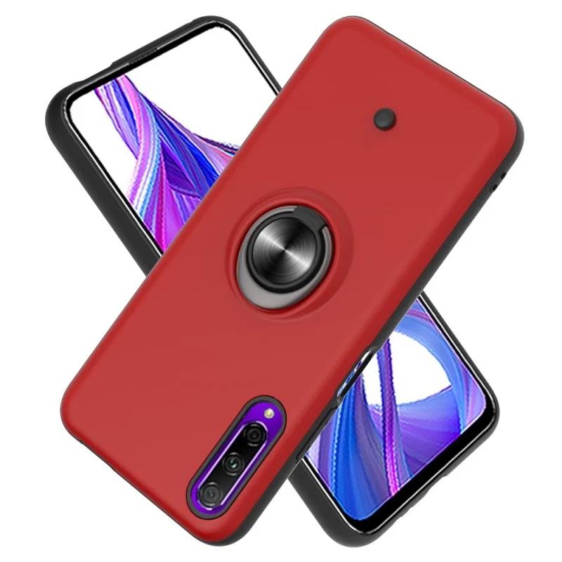 Case for Huawei Honor 9X Pro P Smart Z Cover Silicone Magnetic Ring Mount Gyro For Y9 Prime 2019 Enjoy 9 Plus | Мобильные телефоны