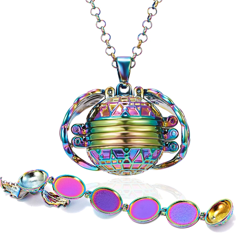 1 шт. Волшебная подвеска с фото памятная ожерелье ангельскими крыльями круглый