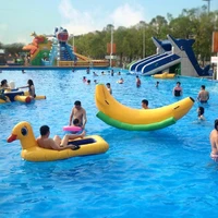 water seesaw banana seesaw water park infatable toy