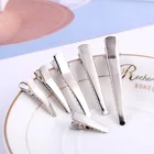 50 шт. 253035455060 мм зажимы один зубец аллигатора заколка для волос с зубами пустые установка для изготовления ювелирных изделий, базовый набор сделай сам для Заколки для волос