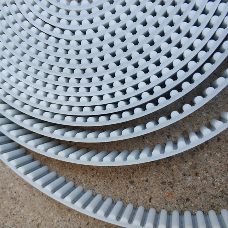 Ремень ГРМ HTD5M 5 метра ширина 12 мм цвет белый полиуретан со стальным ядром HTD м с