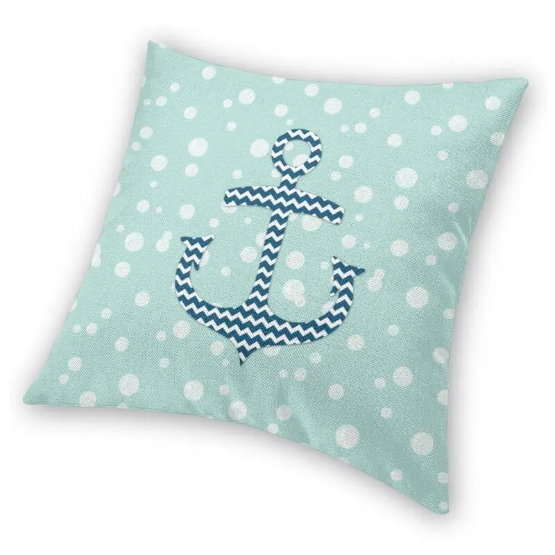 Модный чехол для подушки с морским якорем и пузырьками домашний декор 3D