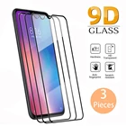 Закаленное стекло 9D для Xiaomi Mi 9 SE 10 A3 A2 Lite 9T Pro Xiaomi Poco M3 X3 NFC F2 Pro F1, 3 шт.