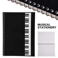 50 sheet staff note music manuscript paper students stationery spiral stave notebook 100 pages