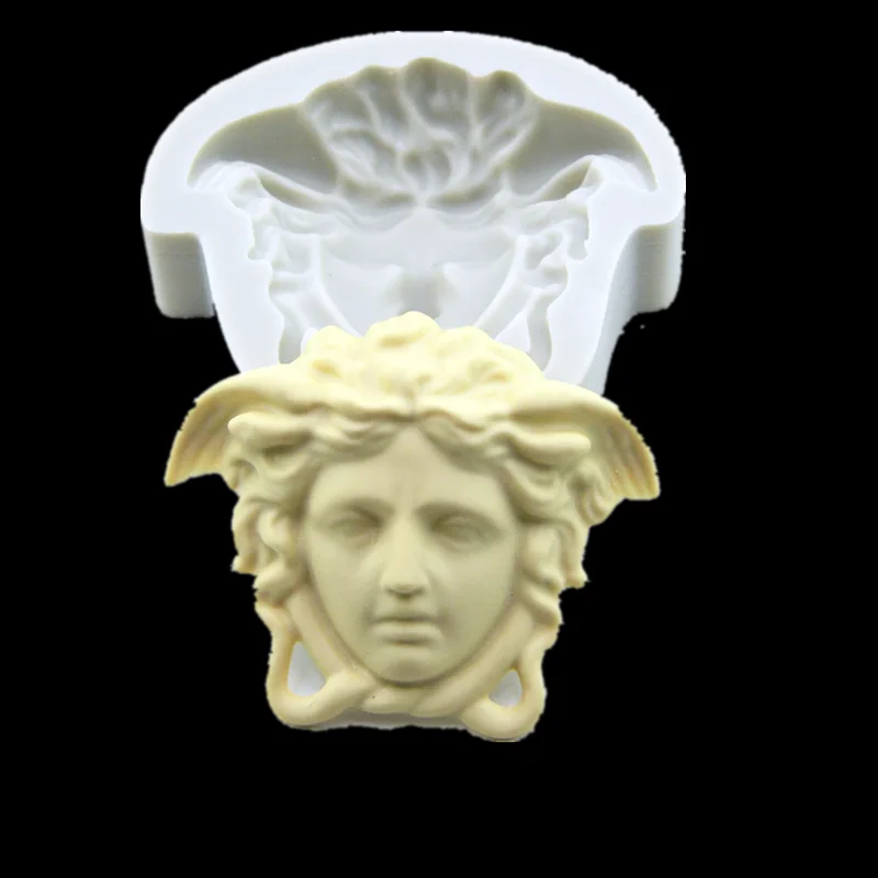 

KLM ангельская голова эпоксидная смола, форма DIY аксессуары для украшения торта инструмент для шоколадной выпечки средство, мыло угловая фор...