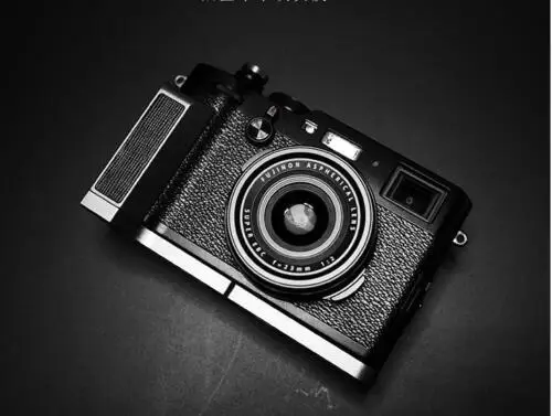 Aluminum Metal + Leather Camera Skidproof Hand Grip For Fujifilm X100F X100T | Электроника