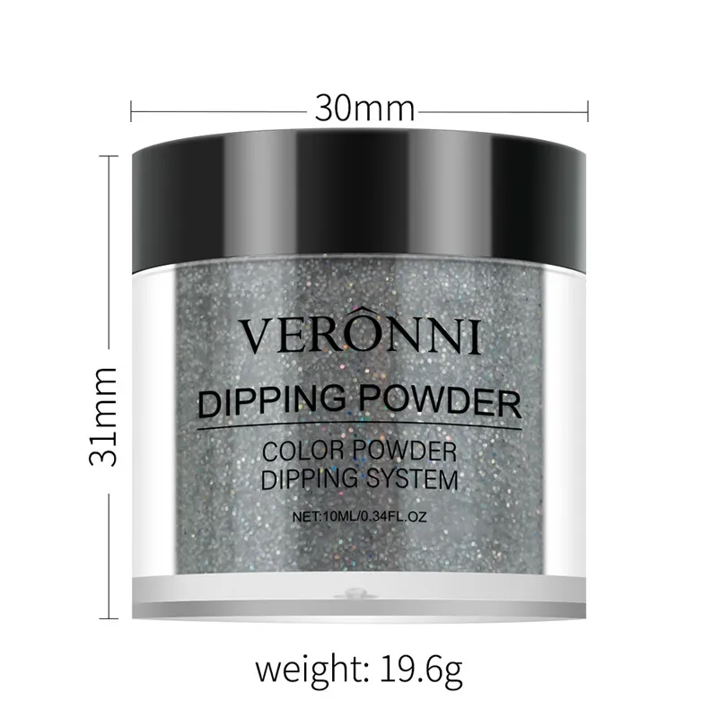 

10Pcs/Set Dipping System Nail Kit Dipping Nail Powder With Base Activator Liquid Gel Nail Color Natural Dry Without Lamp Cure