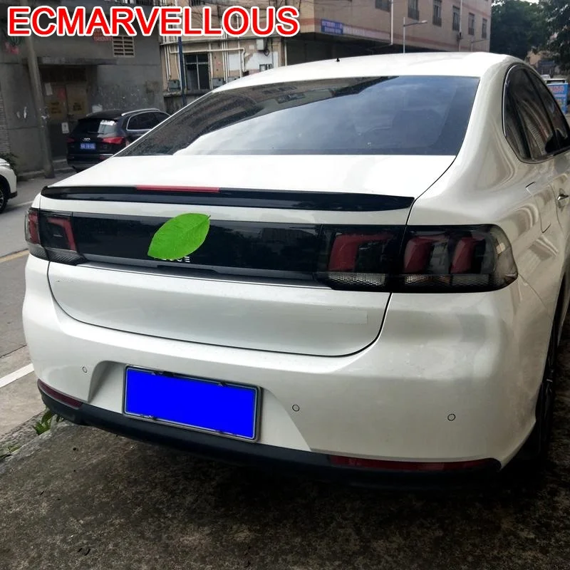 

Automovil Accessories Aileron Voiture Rear Tuning Aleron Trasero Auto Car Roof Spoiler Wing 2016 2017 2018 2019 FOR Peugeot 308