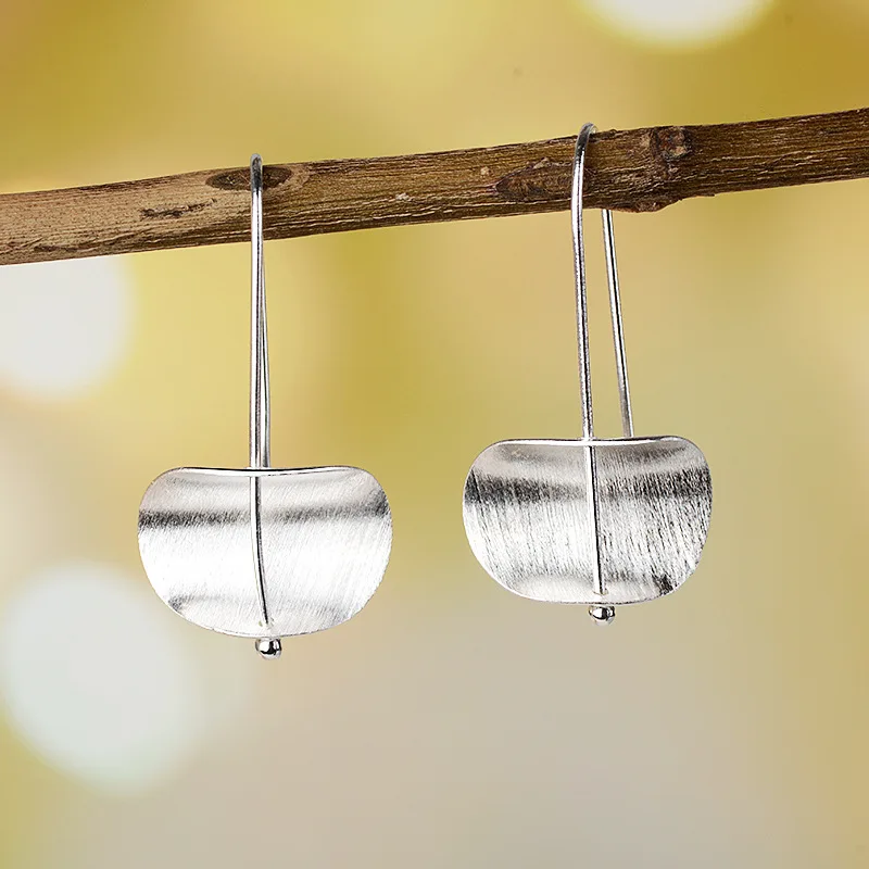 

925 Sterling Silver Gemoetric Stud Earrings For Women Wedding Party Jewelry eh983