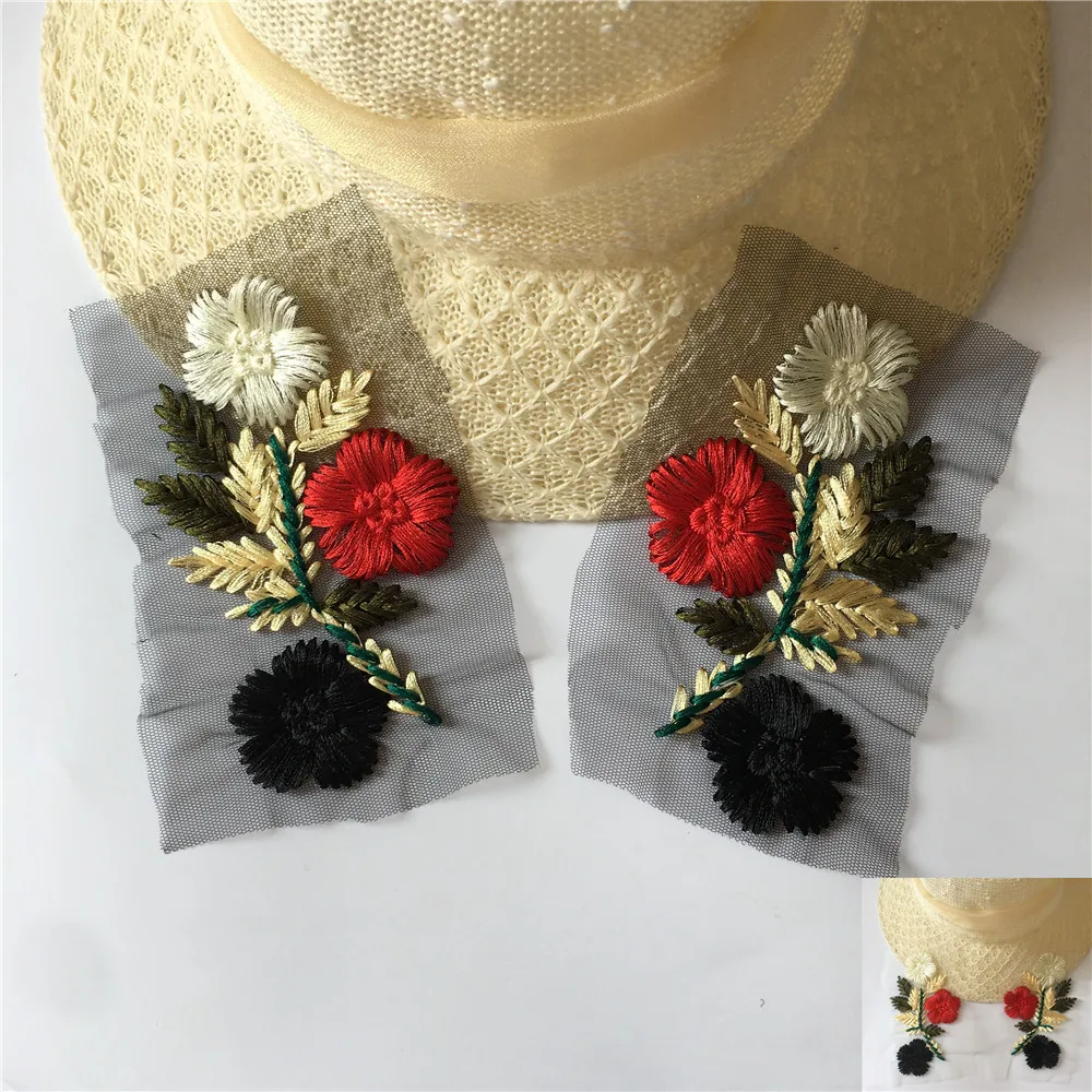 Кружевная ткань для вышивки Полиэстеровые кружева воротник сделай сам все шитья