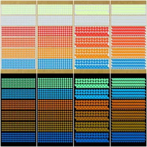 Светящиеся наклейки на стену для детских комнат, декоративные флуоресцентные наклейки для домашнего декора светится в темноте, звездыкругисердца...