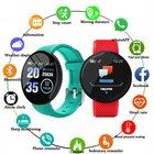 Смарт-часы унисекс D18 с сенсорным экраном, водонепроницаемость IP67, пульсометр, для телефонов на IOS и Android, 2021