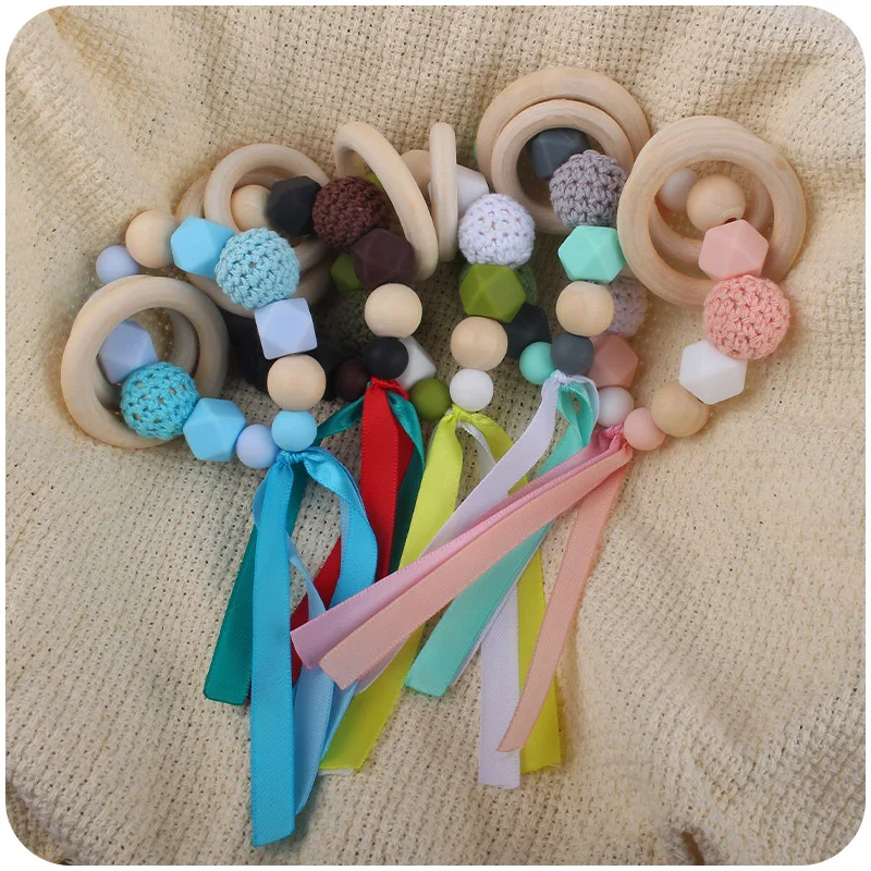 

1 шт., детский деревянный Прорезыватель для зубов