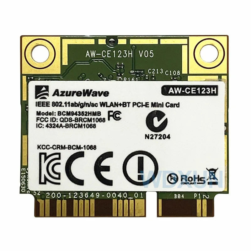 Wi-Fi-карта сетевая Broadcom BCM94352HMB 802.11ac 2 4G/5Ghz Mini PCI-E 867Mbps MAC BCM94352 94352HMB | Компьютеры и офис