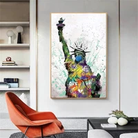 watercolour prints victory and david poster picture on the wall street graffiti art home decor portrait art canvas painting