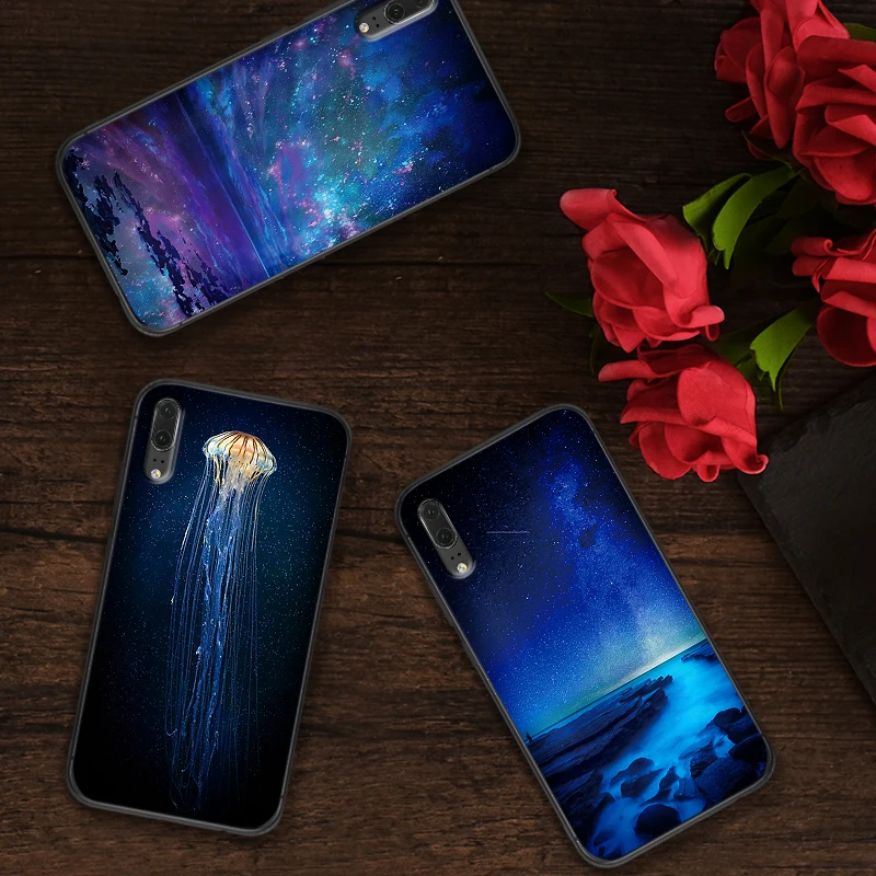 Для huawei honor VIEW 20 7C 5.99IN 7X 8X 8C NOTE 10 7A 9X Pro 8 9 lite задняя крышка телефона подарок Звездное
