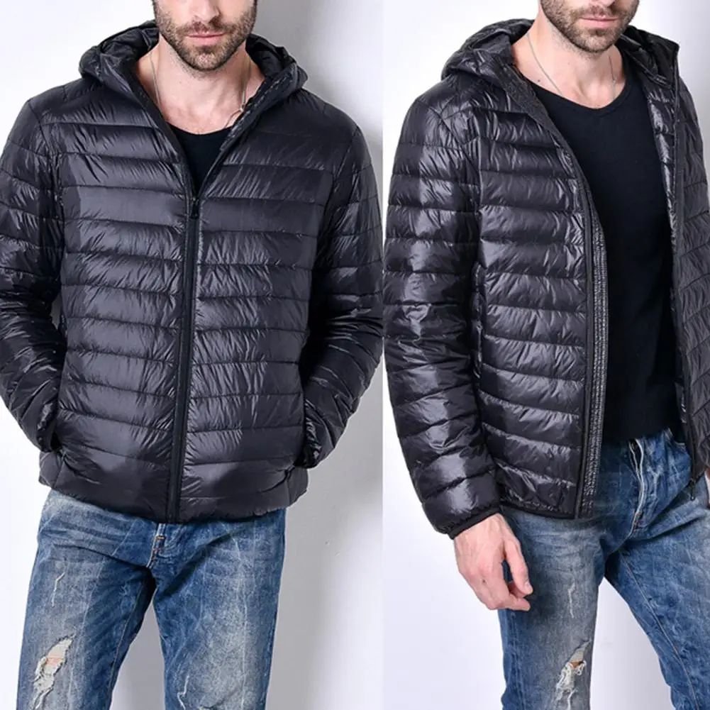 2019 New Winter Jackets Parka Men Autumn Winter Warm Outwear Hooded Jacket Warm Jacket Portable Package Men Jacket