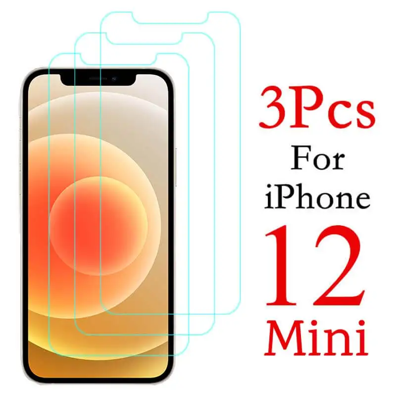 3 шт. Защитное стекло для iphone 12 мини защитное на iphone12 6 6s 7 8 Plus 7plus plus экрана