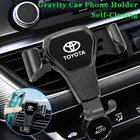 Самозакрывающийся Автомобильный держатель для телефона с зажимом для вентиляционного отверстия, Мобильный GPS для Toyota Corolla Avalon Supra Yaris Camry Tacoma Avanza Hilux Venza