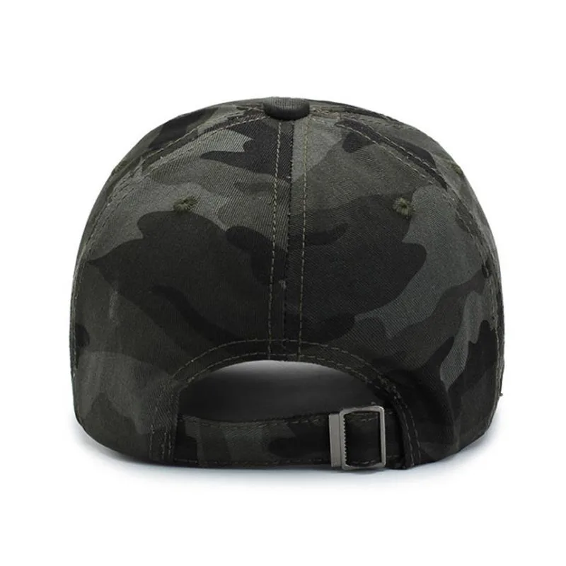 

T-MAC Summer Camouflage Baseball Cap for Men Women Cotton Adjustable Dad Hats Casual Snapback Star Style