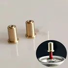 2 шт. латунь Медь газовой форсунке, бутановый газ Refill адаптер для джинсовой ткани 