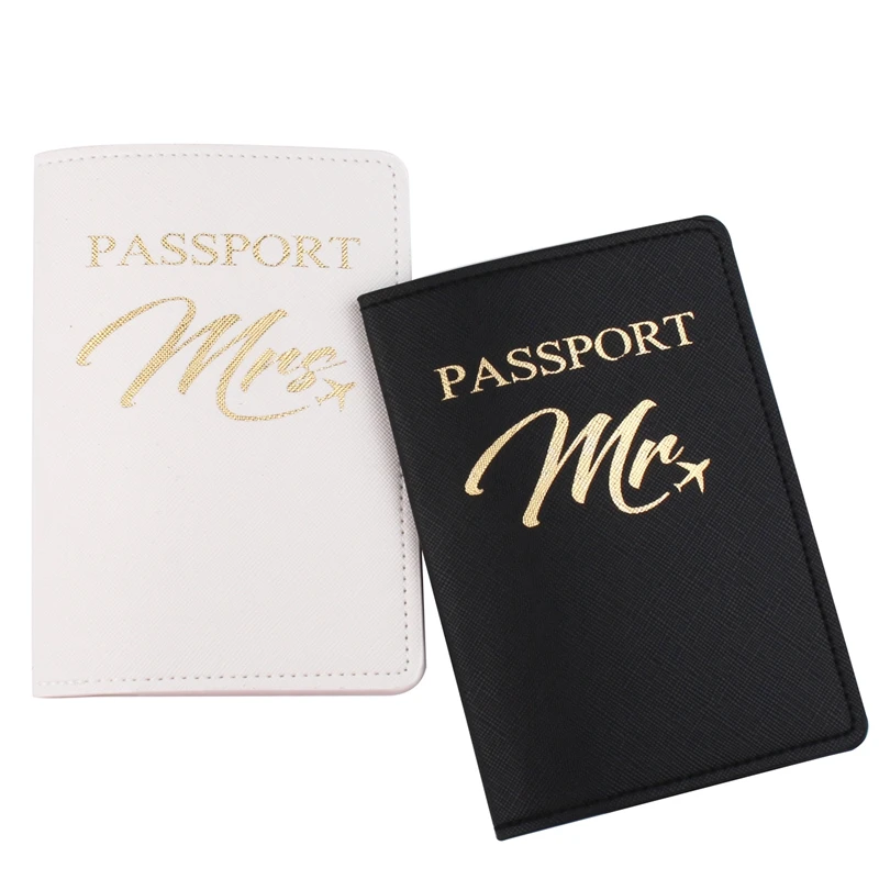 Чехол для паспорта Zoukane MR MRS с крестом, Обложка для багажа, пара свадебных паспортов, комплект обложки для путешествий с надписью CH27LT46 от AliExpress WW