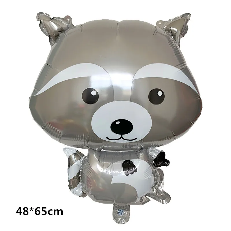 1 шт. большие джунгли Ежик лиса енот воздушные шары мультфильм воздушный шар из