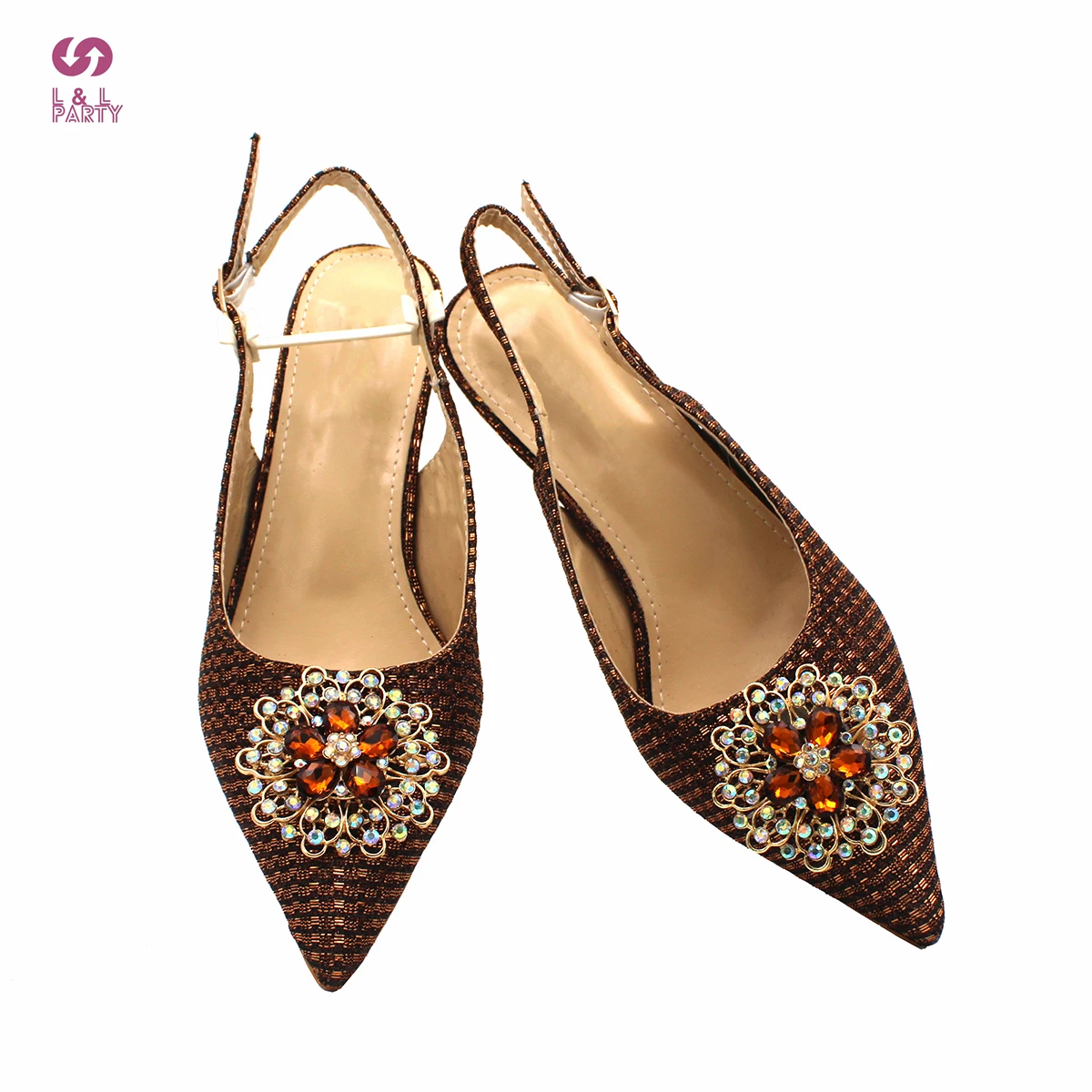 2021 нигерийские женские дневные кофейные высококачественные итальянские туфли