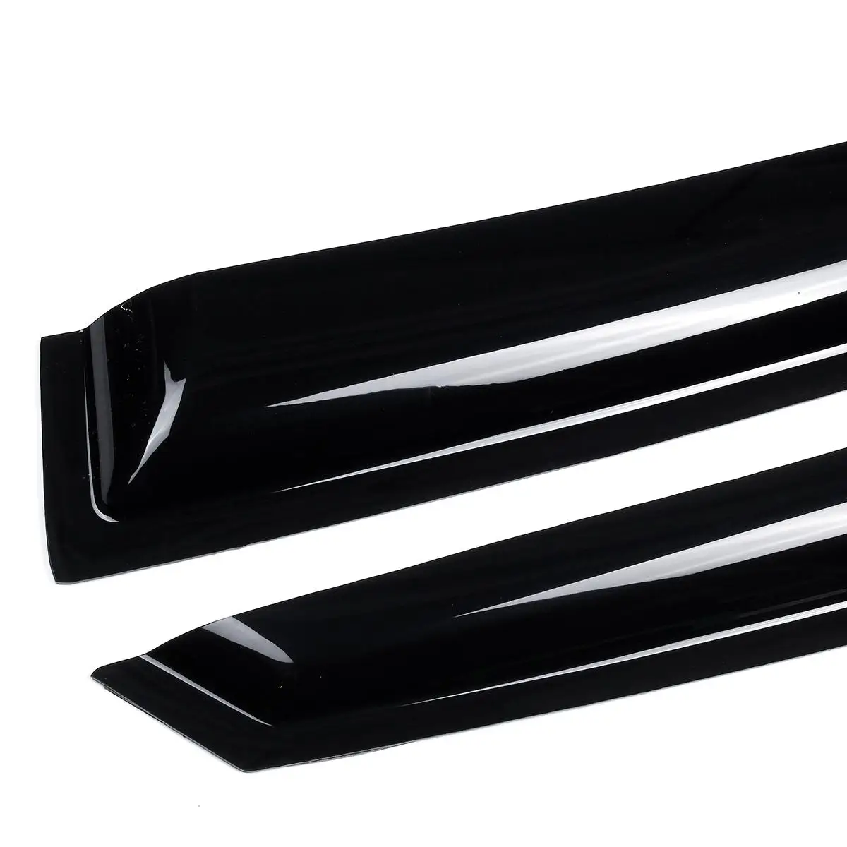 

Black Tinted 4 Pcs Car Awning Shelter Window Visor Guard Vent Rain Guard Cover Trim ForLexus IS250 IS350 ISF 2006-2012