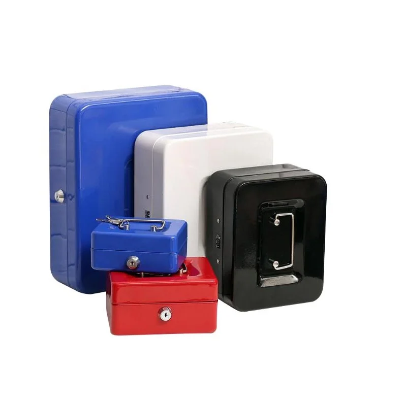 Многофункциональный стальной Сейф для ключей с замком, коробка для банковских карт, бумажная копилка, коробки для документов формата А4 от AliExpress WW