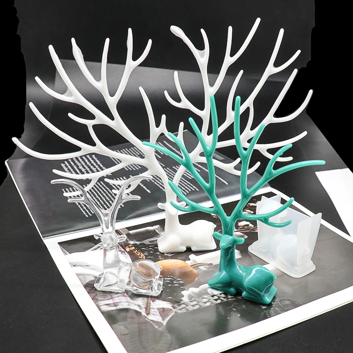 Различные Стиль смолы мини лося материал олень эпоксидная форма изготовления