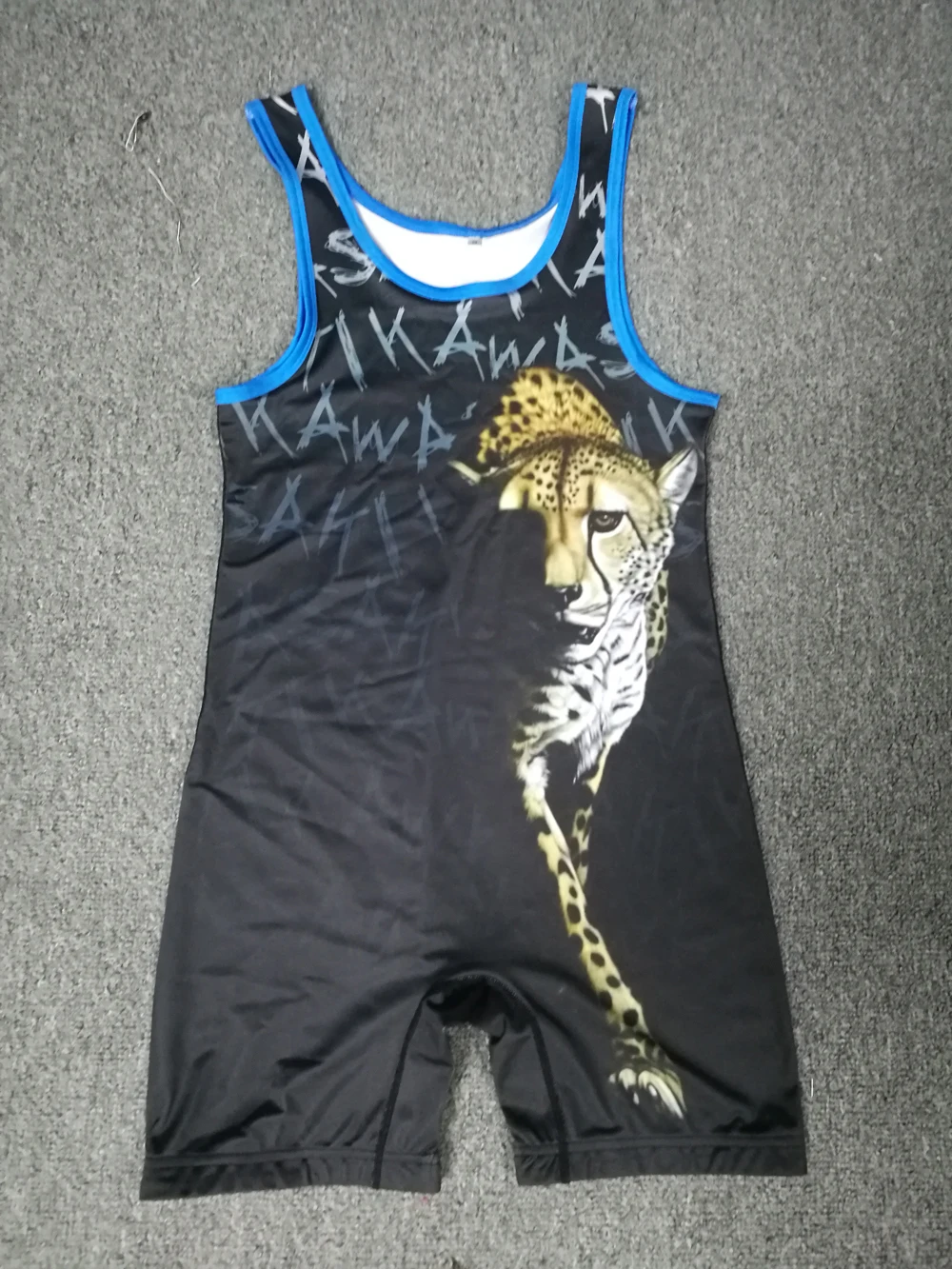 Kawasaki Sublimated Wrestling Singlet for Men and Youth, Power lifting and Exercise Equipment MMA Wrestling Cloth Underwear