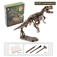kids diy excavation toy model excavation equipment dinosaur simulation fossil science toy archaeological dig kid stress relief