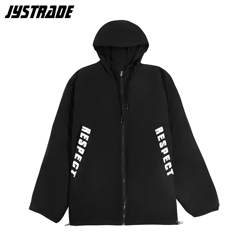 Модные мужские куртки с капюшоном больших размеров в стиле хип хоп зимняя