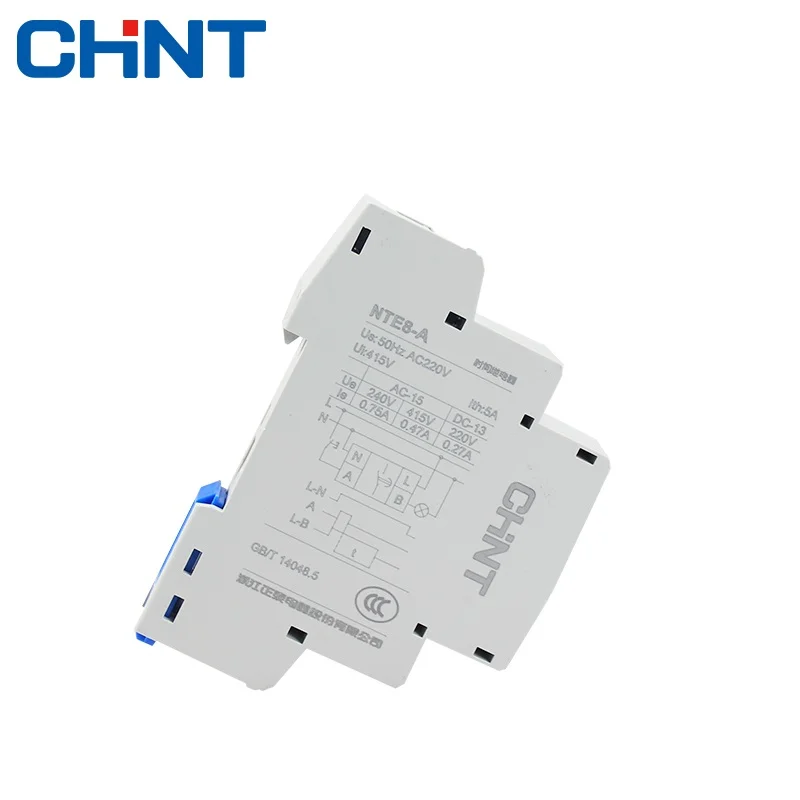 

CHINT NTE8-A 5s 10s 120s 480s CE 220V Power Off Time Delay Relay Control-off Delay Switch on Latitude DIGITAL Timer