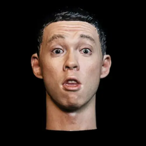 1/6 FP SP 002 Азиатский мужской головы лепить с выражением для детей возрастом от 12