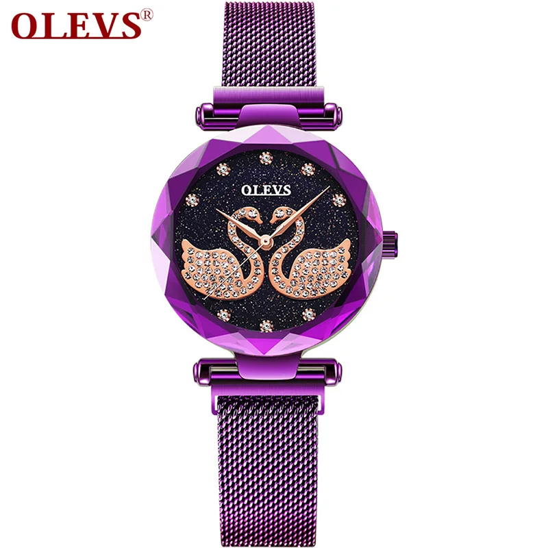 Enlarge OLEVS Fashion Business Ladies Watches Top Luxury Quartz Watch Women Life Waterproof Wristwatch Clock Gifts For Women Reloj Mujer