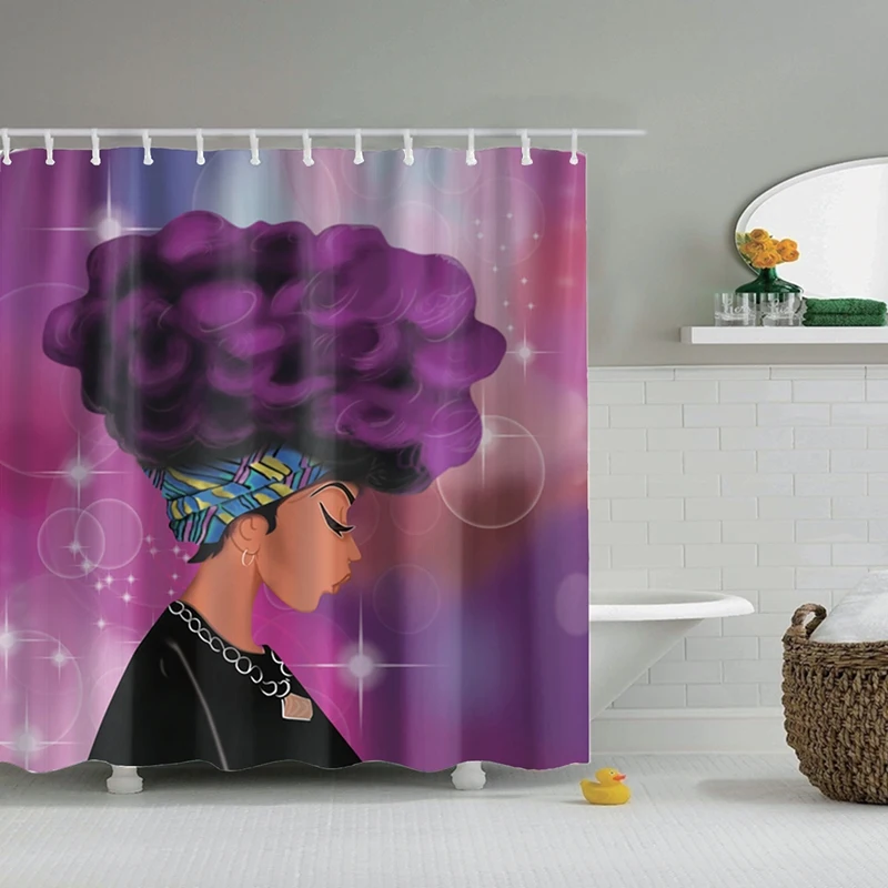 Dafield черная арт афроамериканская водоотталкивающая Полиэстеровая ткань