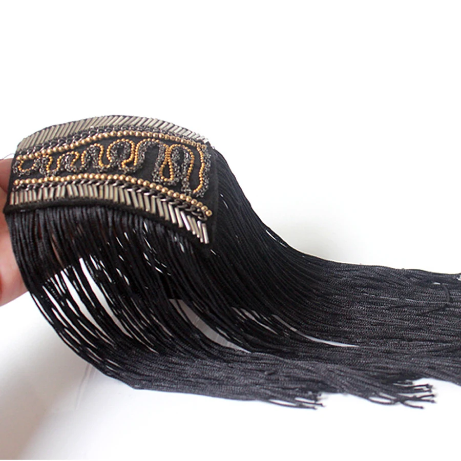 2 шт. металлические эполеты ручной работы с кисточками цепочкой и