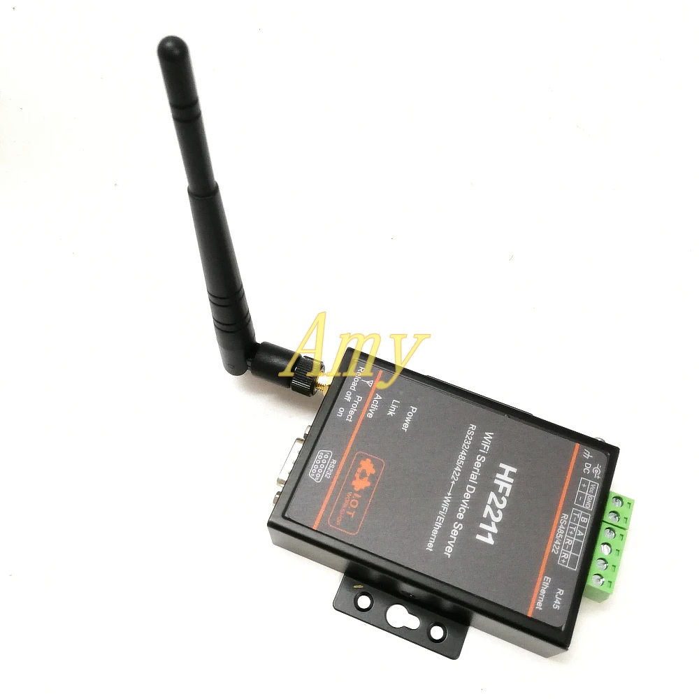 Сервер с последовательным портом WIFI RS232/485 беспроводной сервер DTU HF H100|dtu|rs232 |