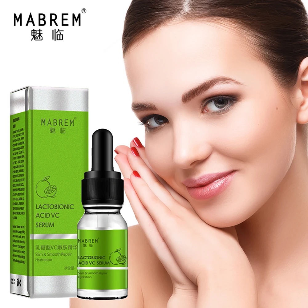 

MABREM Hyaluronic acid Moisturizing Face Serum Shrink Pore Brightens Essence Whitening Nourishing Smooth Skin Facial Care 10ml