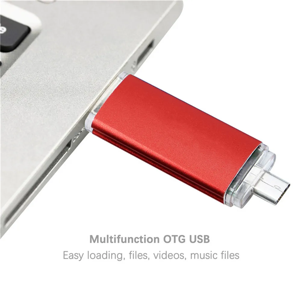 

Free custom LOGO 50 pcs/lot Usb2.0 Flash 64GB OTG usb flash drive 4gb 8gb 16gb 32gb Metal U Disk OTG for Notebook phone computer