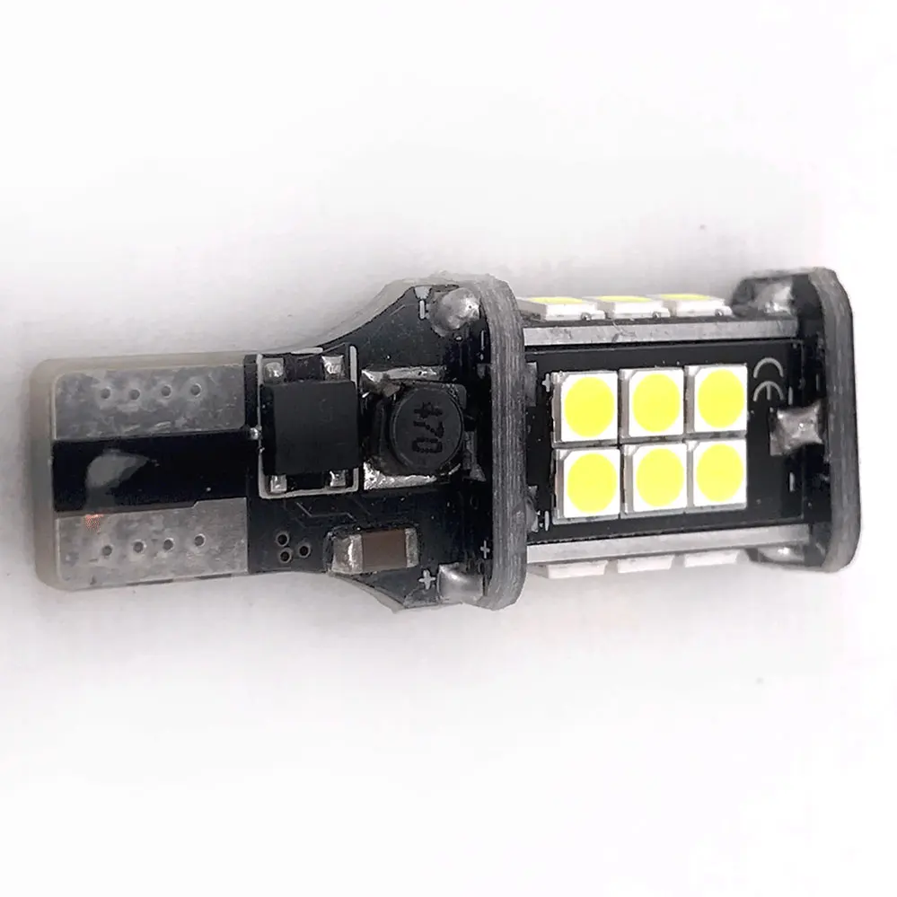 100X T15 t10 24 SMD 3030 LED Bulb Tail cabin lights Canbus No ERROR free Reverse Light Reversing Lighting Back up Lamp 12V 24v | Автомобили