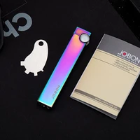creative long ultra thin inflatable grinding wheel open flame lighter personalized exclusive gift lighter smoke accesoires