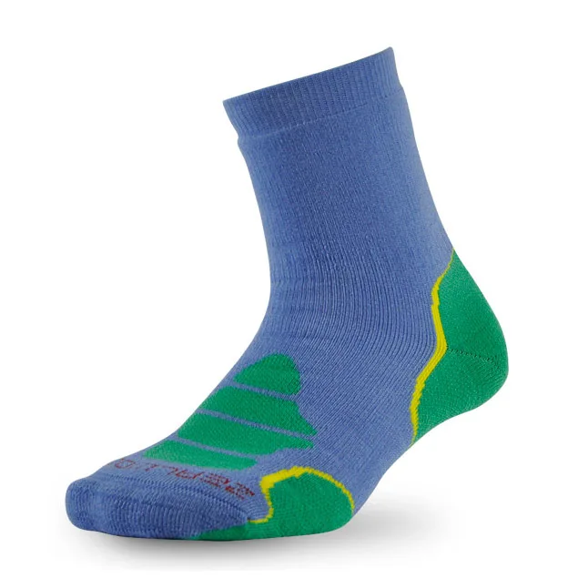 Носки из мериносовой шерсти, ZEALWOOD Athletic cushit Crew hiking& походные носки, 1/3 пар - Цвет: 1 pair blue green