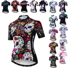 Женские велосипедные Джерси, летние велосипедные рубашки с коротким рукавом, дышащая одежда для горного велосипеда, велосипедные топы