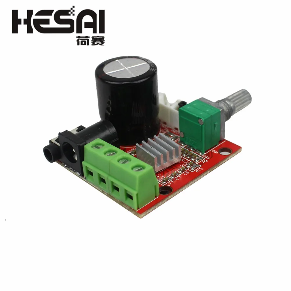 12V 2X10W Hi Fi PAM8610 аудио стерео усилитель модуль платы двойной D Класс канала|audio amplifier