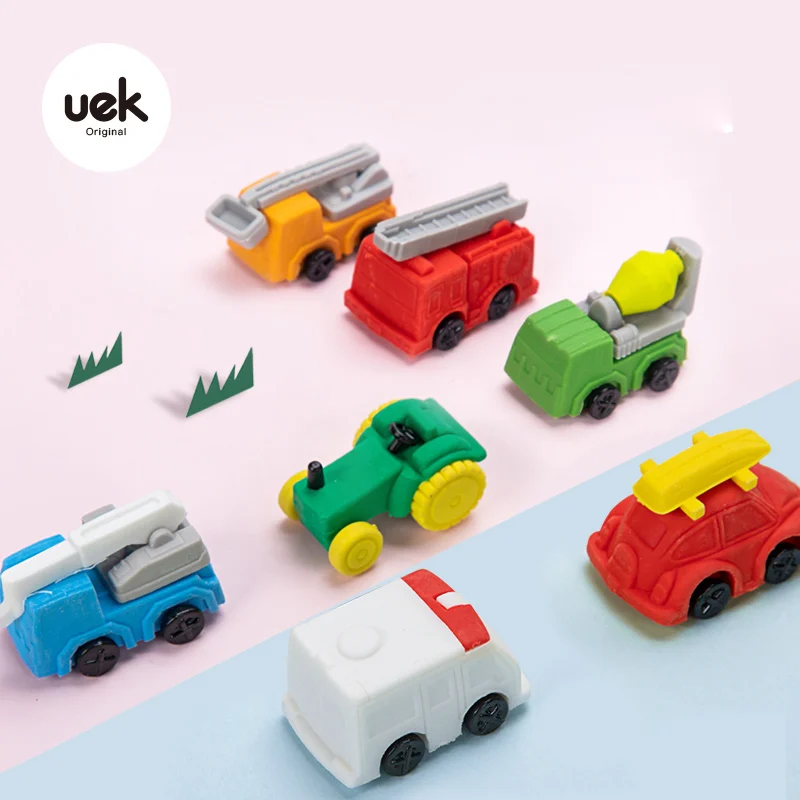 Fun Dry ластики в форме модная машина пилот тележка мороженого 3D резиновые карандаш